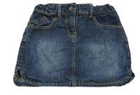 Tmavomodrá rifľová sukňa Kiabi