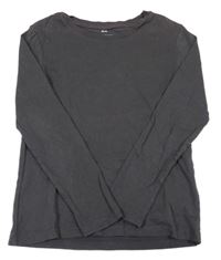 Tmavosivé tričko H&M