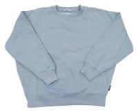 Svetlomodrá oversize mikina s nápisom Tom Tailor