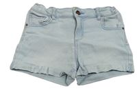 Svetlomodré teplákové rifľové kraťasy Denim Co.