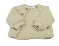 Smetanová huňatá podšitá bunda LEIGH TUCKER