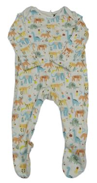 Bílý overal se zvířátky George