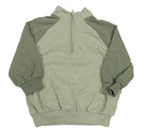 Světlekhaki-khaki oversize mikina George