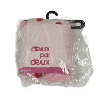 Nové - Růžovo-bílo-červené punčocháče s pruhy a puntíky deux par deux