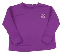 Purpurová mikina so znakom Next