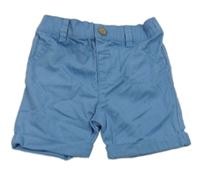 Modré chino plátěné kraťasy F&F