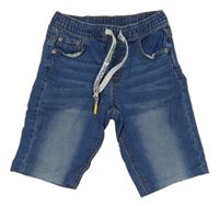 Modré teplákové riflové kraťasy ORIGINAL MARINES