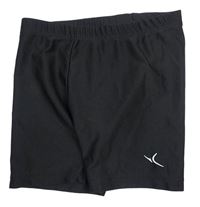 Čierne športové elastické funkčné kraťasy zn. Decathlon