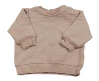 Staroružová prešívaná mikina H&M