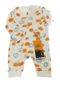 Nové - Smotanový overal s dýněmi F&F