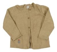 Hnědý propínací svetr s Paddingtonem M&S