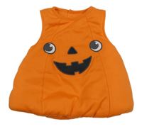 Kockovaným - Oranžová vesta - tekvica F&F