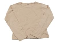 Pudrové rebrované tričko Zeeman