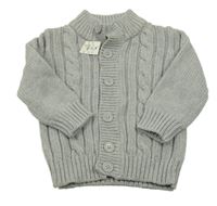 Nové - Sivý prepínaci sveter F&F