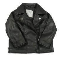 Čierny koženkový podšitý krivák Primark