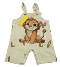 Nové - Béžové na traké kraťasy s s levíkom  Shein