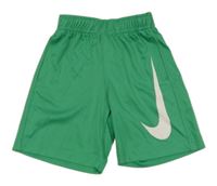 Zelené sportovní kraťasy s logem Nike