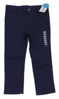 Nové - tmavomodré plátěné chino kalhoty Carter's