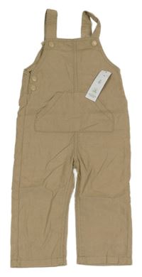 Nové - béžové laclové manšestrové kalhoty George