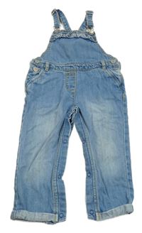 Modré laclové rifle s volánky Next