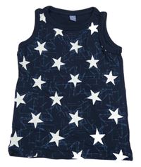 Tmavomodré tielko s bielými hviezdami Dopodopo