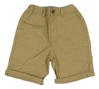 Béžové plátenné chino kraťasy Primark