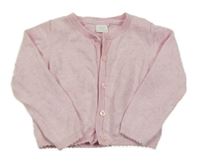 Svetloružový melírovaný prepínaci sveter Next