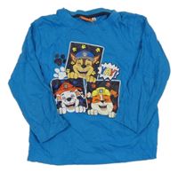 Modré tričko s Tlapkovou patrolou Nickelodeon