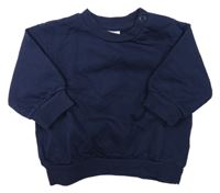 Tmavomodrá mikina H&M