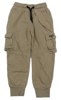 Béžové cargo tepláky Next