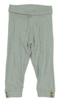 Mintové rebrované ľahké tepláky Next