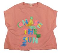 Ružová tepláková vesta s nápisom Next