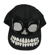 Černá kšiltovka s lebkou H&M