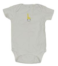 Bílé body s žirafou Next