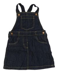 Tmavomodré ľahké rifľové na traké šaty Lupilu