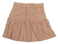 Ružová rifľová sukňa H&M