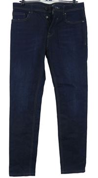 Pánské tmavomodré slim rifle Denim vel. 34/32
