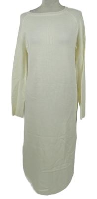 Dámské smetanové svetrové šaty Shein 