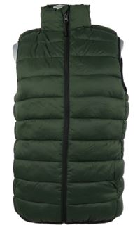 Dámska khaki šušťáková zateplená vesta Primark