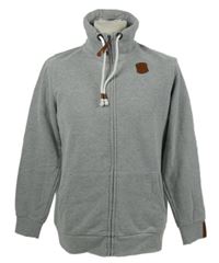 Pánská šedá propínací mikina se stojáčkem Esmara 