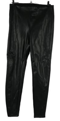 Dámske čierne koženkové tregíny New Look