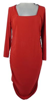 Dámské červené šaty Boohoo 