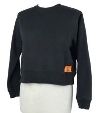 Dámská černá crop mikina Calvin Klein 