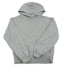 Svetlosivá melírovaná mikina s kapucňou H&M