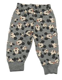 Šedé lehké tepláky s Mickey Mousem Disney