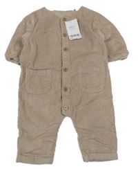 Nové - Béžové menšestrová podšitá kombinéza Next