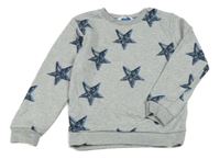 Svetlosivá mikina s hviezdami M&S