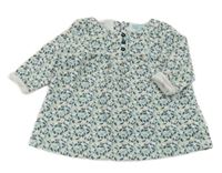 Bílé teplákové šaty s listy Obaibi