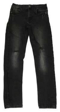 Čierne skinny rifle Zara