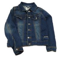 Tmavomodrá riflová tepláková bunda Pepperts